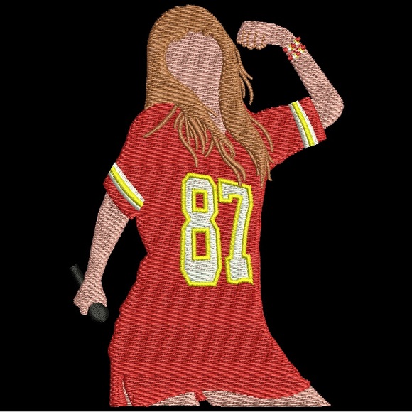 Taylor Swift boyfriends jersey beanie - Picture 3 of 3